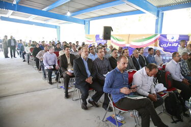 گزارش تصویری از بهره برداری آزمایشی سد تنظیمی آریوبرزن و افتتاح واحد دوم نیروگاه مارون در بهبهان