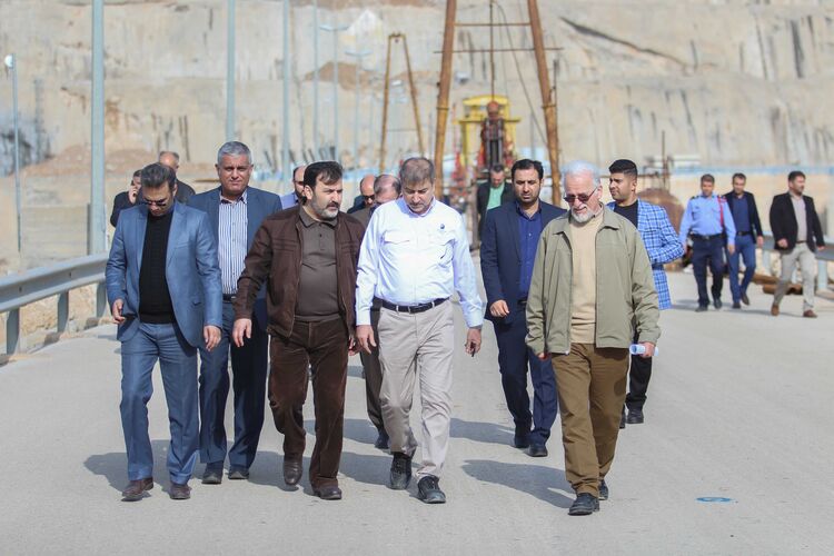  گزارش تصویری بازدید مدیرعامل سازمان آب و برق خوزستان از سد و نیروگاه مسجد سلیما ن/ 23 آذرماه 98 