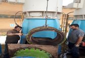 تعمیرات اساسی دو دستگاه پمپ در تاسیسات آبرسانی کوت امیر و بندر امام خمینی(ره)