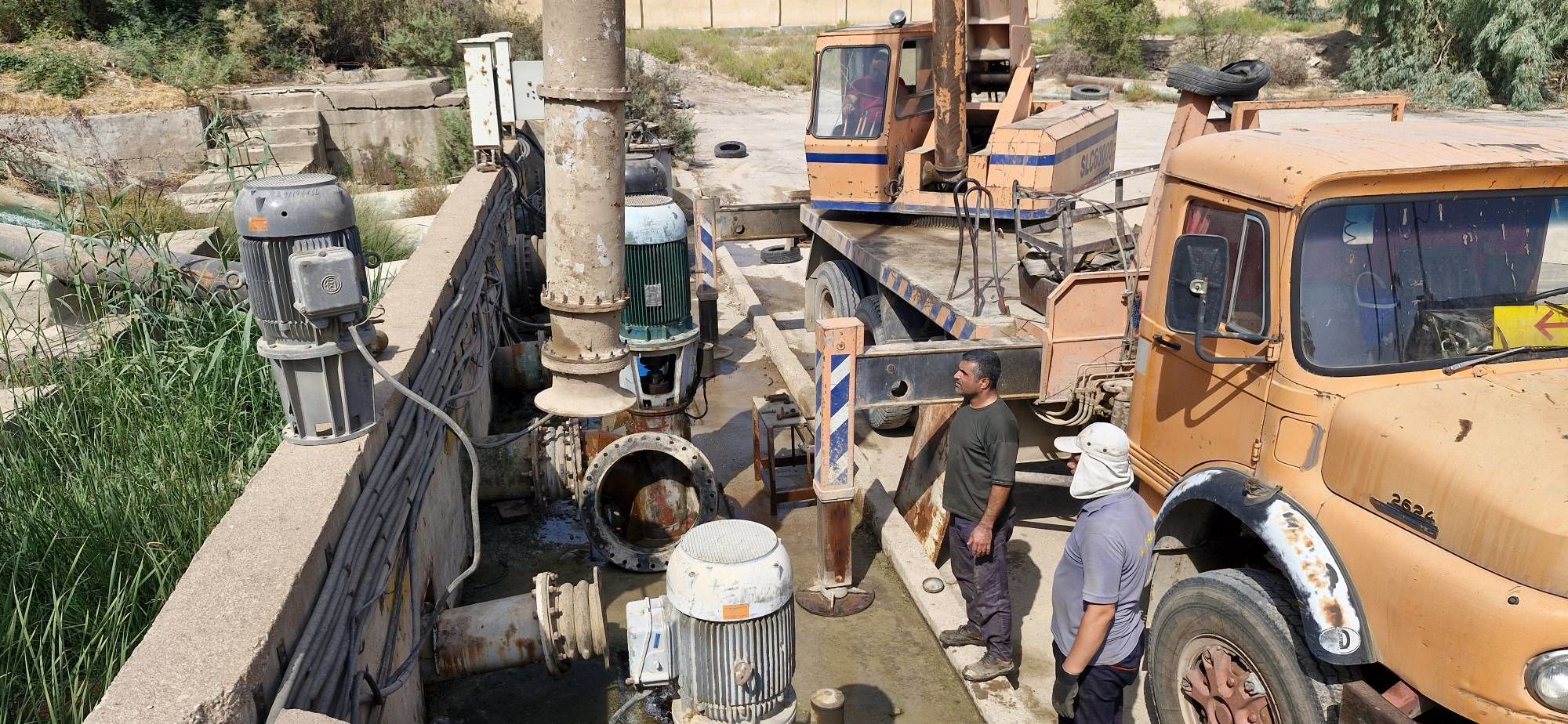 اورهال، تعمیر، نصب و راه‌اندازی پمپ عمودی ایستگاه پمپاژ نگاز در شرکت کارون بزرگ  انجام شد