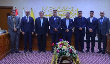 گسترش همکاری‌های علمی بین‌المللی؛ دیدار هیئت اعزامی مجتمع عالی آموزشی صنعت آب و برق خوزستان با مدیران دانشگاه ملی ذی‌قار عراق