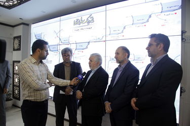 بازدید چهره های مذهبی، دانشگاهی، نظامی ، انتظامی ....از دیسپاچینگ سازمان