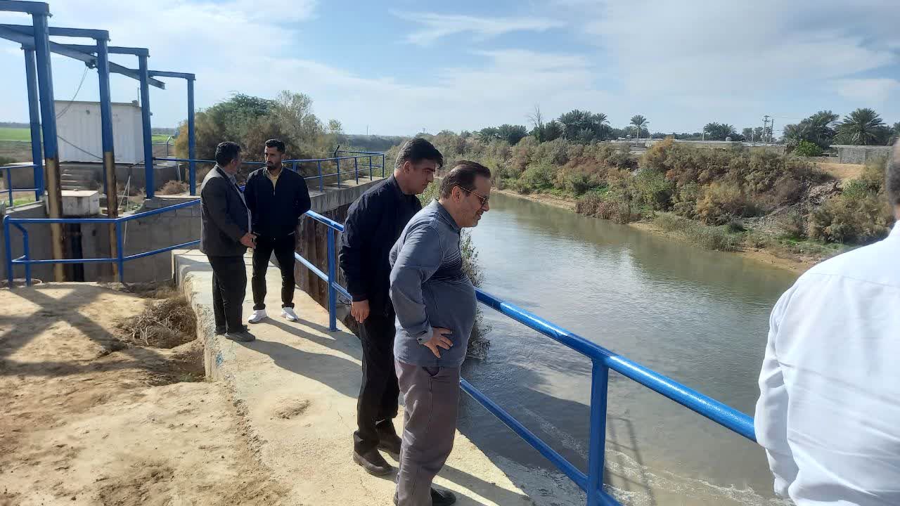شروع تامین آب از ایستگاه معرض به انتهای کرخه نور