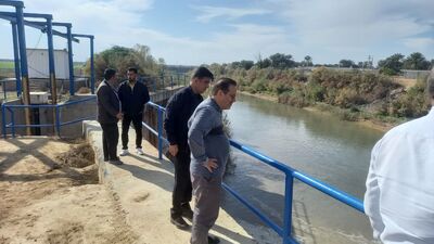 شروع تامین آب از ایستگاه معرض به انتهای کرخه نور