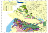 نقشه GIS حوضه رودخانه کرخه تهیه شد