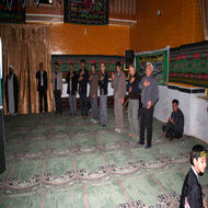 فریاد یا ثارالله عاشوراییان در کنار قبور شهدای سد شهید عباسپور