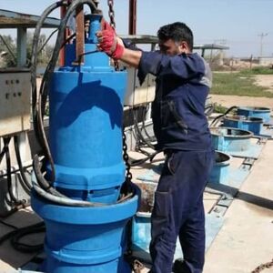 ایستگاه پمپاژ معرض در حوزه کرخه جنوبی، با تمام ظرفیت در حال بهره برداری است