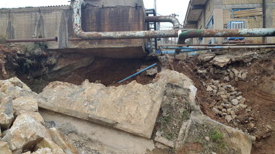 مخزن بزرگ آبرسانی شهرستان اندیکا در سد شهید عباسپور بازسازی شد