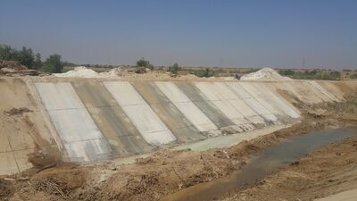  پایان عملیات ترمیم لاینینگ کانال چمران در مناطق تحت پوشش شرکت آبیاری کرخه و شاوور

