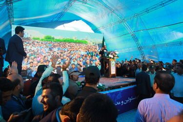گزارش تصویری از آغاز به کار طرح آبرسانی به مناطق شمال شرق خوزستان