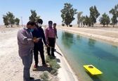 اندازه گیری خروجی سد آریوبرزن و کانالهای شبکه آبیاری مارون و ایستگاه چم نظامی