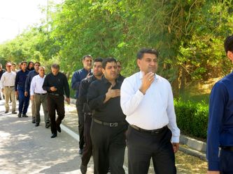 برگزاری مراسم عزاداری عاشورای حسینی در سد و نیروگاه کرخه