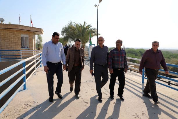 بازدید معاون شبکه‌های آبیاری و زهکشی سازمان آب و برق خوزستان از شرکت بهره‌برداری زهره و جراحی