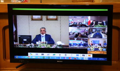 گزارش تصویری از برگزاری ویدیو کنفرانس مدیران صنعت آب و برق خوزستان با وزیر نیرو /16 فروردین ماه 1399