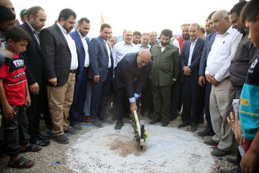 گزارش تصویری افتتاح طرح آبرسانی به بستان و آغاز عملیات اجرایی آبرسانی به پایانه مرزی چذابه