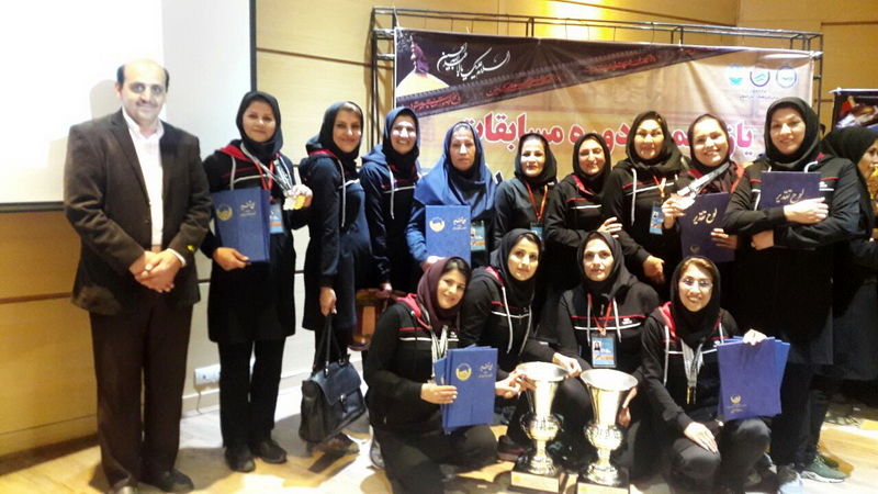نایب قهرمانی تیم بانوان صنعت آب و برق خوزستان در مسابقات سراسری وزارت نیرو