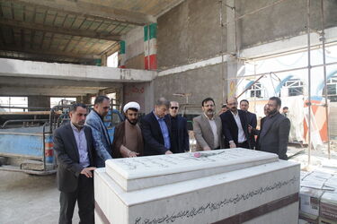پاسداشت روز شهید با حضور مقامات سازمان آب و برق خوزستان در گلزار شهدای اهواز