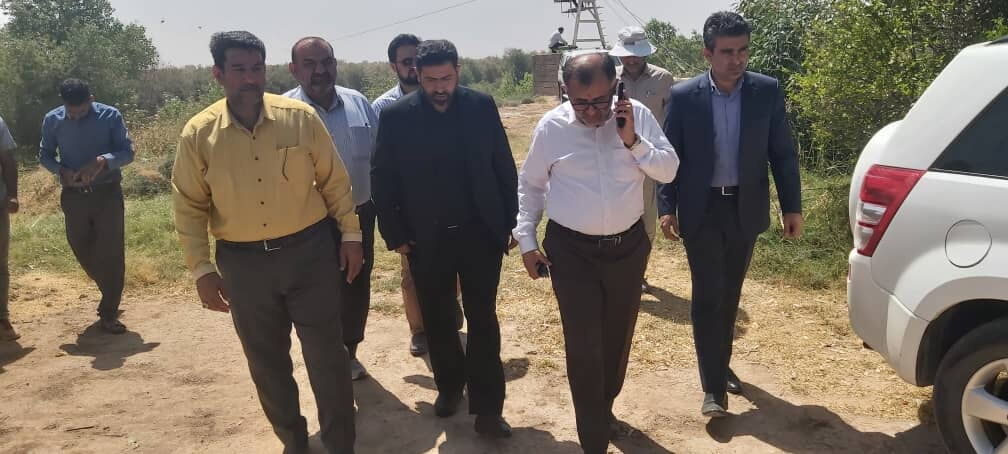 بازدید مدیرعامل سازمان آب و برق خوزستان از ایستگاه هیدرومتری حرمله و سد انحرافی دز