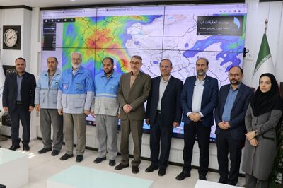 ارزیابی اقدامات سازمان آب و برق خوزستان توسط  کارگروه نظارتی سازمان مدیریت بحران کشور