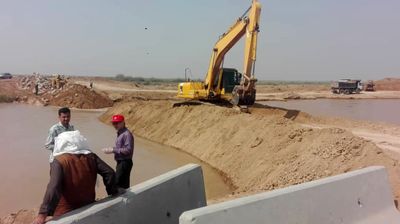 ترمیم و بازسازی سیل بند حاشیه رودخانه نیسان
