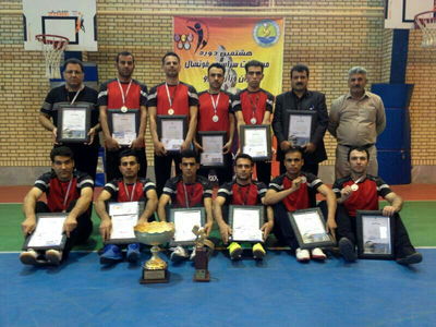 تیم فوتسال سازمان آب و برق خوزستان نایب قهرمان مسابقات وزارت نیرو شد