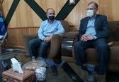 دیدار مدیر روابط عمومی سازمان آب و برق خوزستان با مدیرکل صدا و سیمای خوزستان