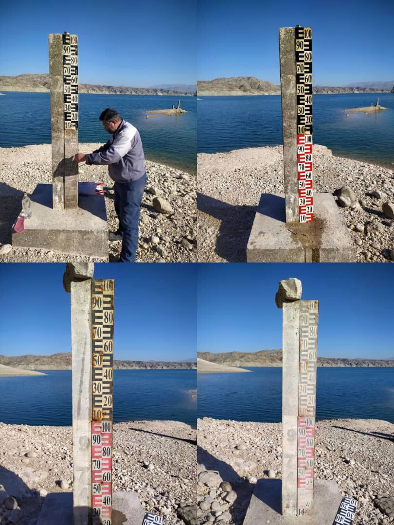 اشل های ترازگیری دریاچه سد مخزنی جره تعویض شد