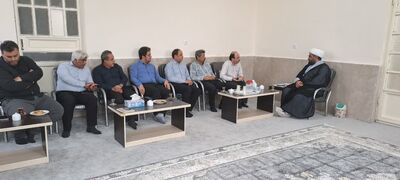 دیدار مدیر عامل شرکت آب جنوب شرق با امام جمعه ماهشهر