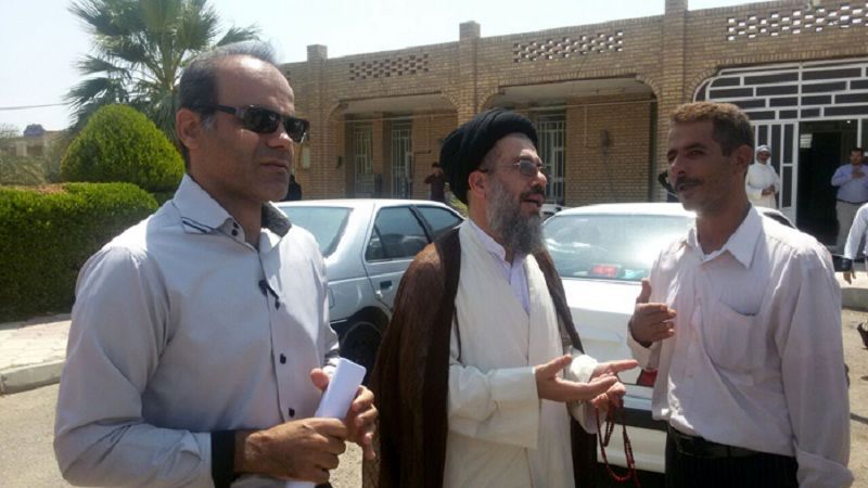 بازدید امام جمعه شوش از فعالیت های شرکت بهره برداری از شبکه های آبیاری کرخه و شاوور