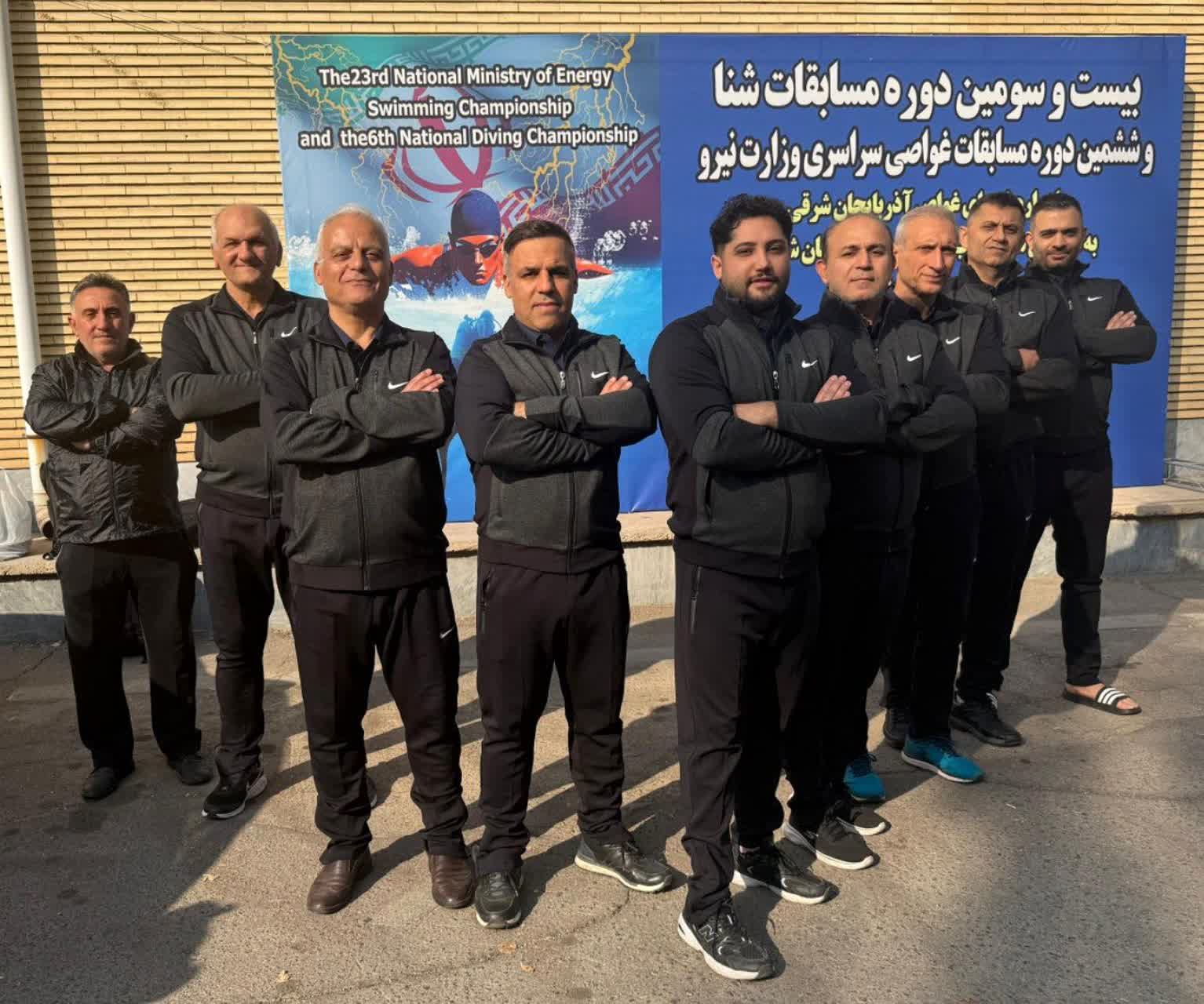 کسب مقام سوم تیم شنای سازمان آب و برق خوزستان در مسابقات سراسری وزارت نیرو