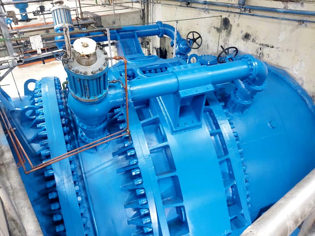 پایان عملیات تعمیر و رنگ آمیزی شیرپروانه ای واحد های پنج و شش نیروگاه دوم سد شهید عباسپور 