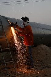 گزارش تصویری کلنگ زنی فاز اول طرح جامع آبرسانی شهرها و روستاهای جنوب شرق خوزستان