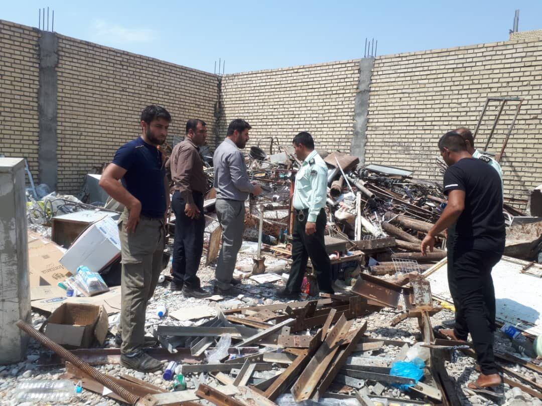گرفتار شدن سارقان دریچه های آبیاری شبکه شهید رجایی و هندیجان 