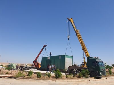 نخستین دیزل ژنراتور کانوپی (کانتینری) 2250 کیلو ولت آمپر وارد خوزستان شد