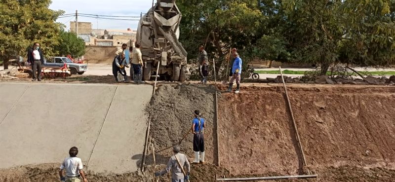 عملیات ترمیم کانال اصلی منطقه شرق شبکه آبیاری دز آغاز شد