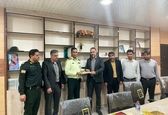 دیدار مدیرعامل سد و نیروگاه شهید عباسپور با فرماندهی فراجا شهرستان اندیکا 