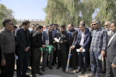 کلنگ زنی آب شرب شوشتر