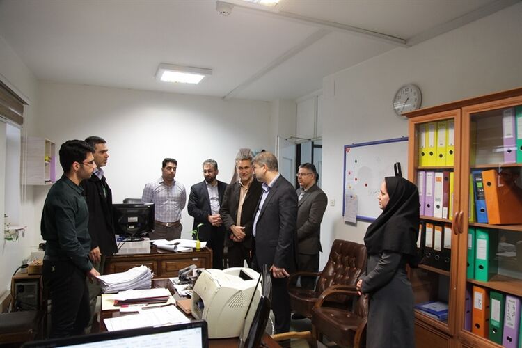 بازدید مدیرعامل از مدیریت مهندسی عمومی سازمان      