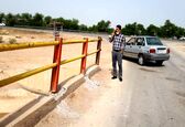 تخریب و سرقت حفاظ پل کانال شبکه آبیاری کوثر در حوزه مرکزی شرکت آبیاری کرخه و شاوور نافرجام ماند