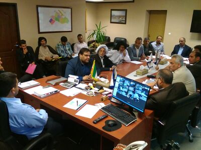  نشست مشترک مدیران شرکت آبیاری کرخه و شاوور با نمایندگان کشاورزان منطقه