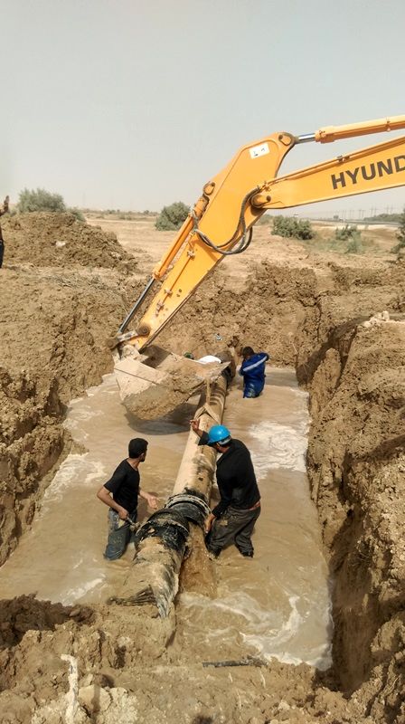 دو خط انتقال آب به شهرستان هندیجان مجزا شد