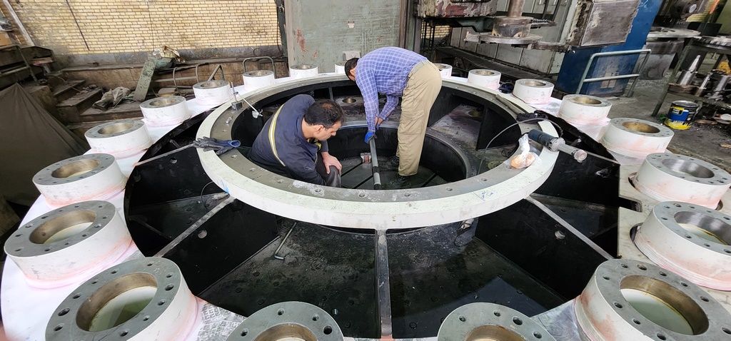 عملیات ماشین کاری هدکاور 25 تنی واحد شماره 3 نیروگاه دز به پایان رسید