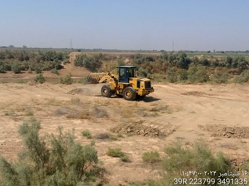 آزادسازی ۵۰ هزار متر مربع از اراضی تحت کشت غیر مجاز در بستر سیلابی رودخانه نیسان