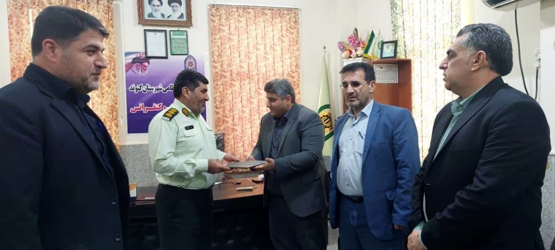 قدردانی مدیرعامل شرکت آبیاری کارون بزرگ از فرماندهان نیروی انتظامی شهرستان‌های شوشتر، گتوند و باوی