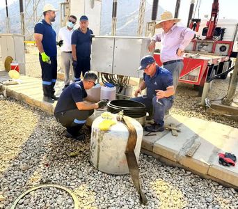 ترانس ایستگاه 5 KQ شبکه آبیاری آبادان تعویض شد
