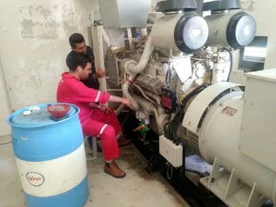 سرویس و اورهال دیزل ژنراتورهای اضطراری سدهای دز ، کرخه و گتوند انجام شد