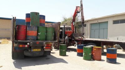 جمع ­آوری و انتقال پسماندهای حاوی PCBS در سازمان آب و برق خوزستان