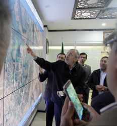 بازدید چهره های مذهبی، دانشگاهی، نظامی ، انتظامی ....از دیسپاچینگ سازمان