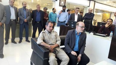 بازدید چهره های مذهبی، دانشگاهی، نظامی ، انتظامی ....از دیسپاچینگ سازمان