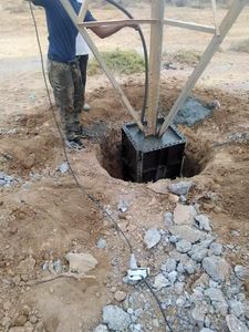 مقاوم‌سازی دکل‌های خطوط انتقال برق فیدر ۵۰۳۲ مسیر کانال آبرسانی شرکت آب جنوب شرق